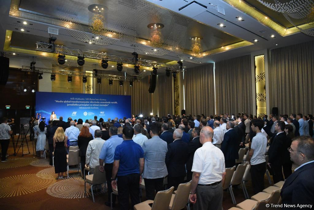 Milli Mətbuatın 148 illiyinə həsr olunmuş konfrans keçirildi (FOTO)