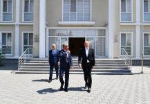 Prezident İlham Əliyev Samuxda Heydər Əliyev Fondunun layihəsi çərçivəsində inşa olunan uşaq musiqi məktəbinin yeni binasının açılışında iştirak edib (FOTO/VİDEO) (YENİLƏNİB)