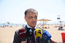 Paytaxtdakı ictimai çimərliklərdə vətəndaşların istirahəti yüksək səviyyədə təşkil edilib (FOTO)
