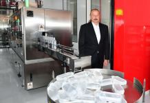Prezident İlham Əliyev Bakıda “Diamed” dərman istehsalı zavodunun açılışında iştirak edib (FOTO/VİDEO)