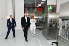 Prezident İlham Əliyev Bakıda “Diamed” dərman istehsalı zavodunun açılışında iştirak edib (FOTO/VİDEO)