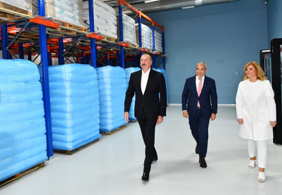 Prezident İlham Əliyev Bakıda “Diamed” dərman istehsalı zavodunun açılışında iştirak edib (FOTO/VİDEO)