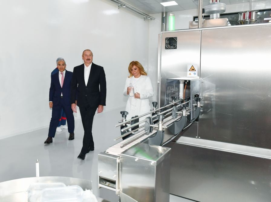 Prezident İlham Əliyev Bakıda “Diamed” dərman istehsalı zavodunun açılışında iştirak edib (FOTO/VİDEO)