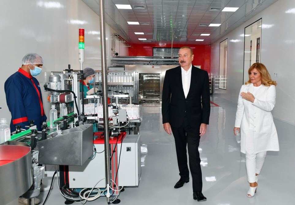 Prezident İlham Əliyev Bakıda “Diamed” dərman istehsalı zavodunun açılışında iştirak edib (FOTO/VİDEO)