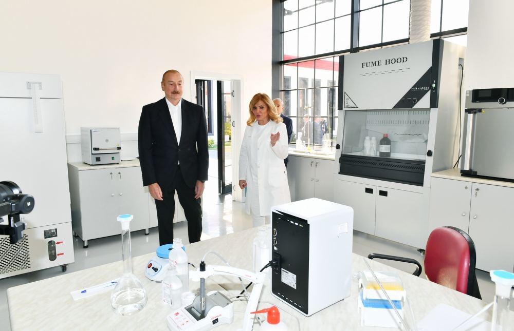 Prezident İlham Əliyev Bakıda “Diamed” dərman istehsalı zavodunun açılışında iştirak edib (FOTO/VİDEO)