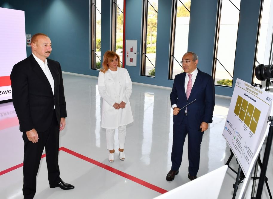 Prezident İlham Əliyev Bakıda “Diamed” dərman istehsalı zavodunun açılışında iştirak edib (FOTO/VİDEO)