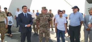 Azərbaycandakı diplomatik korpus üzvlərinin Ağdama səfəri başlayıb (FOTO)