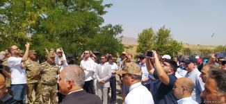 Diplomatik korpus üzvləri Ağdam-Xankəndi yolunda olublar (FOTO)
