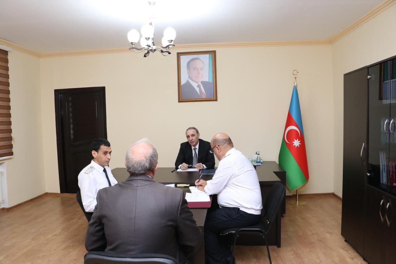 Baş prokuror Şabran rayonunda vətəndaşları qəbul edib (FOTO)