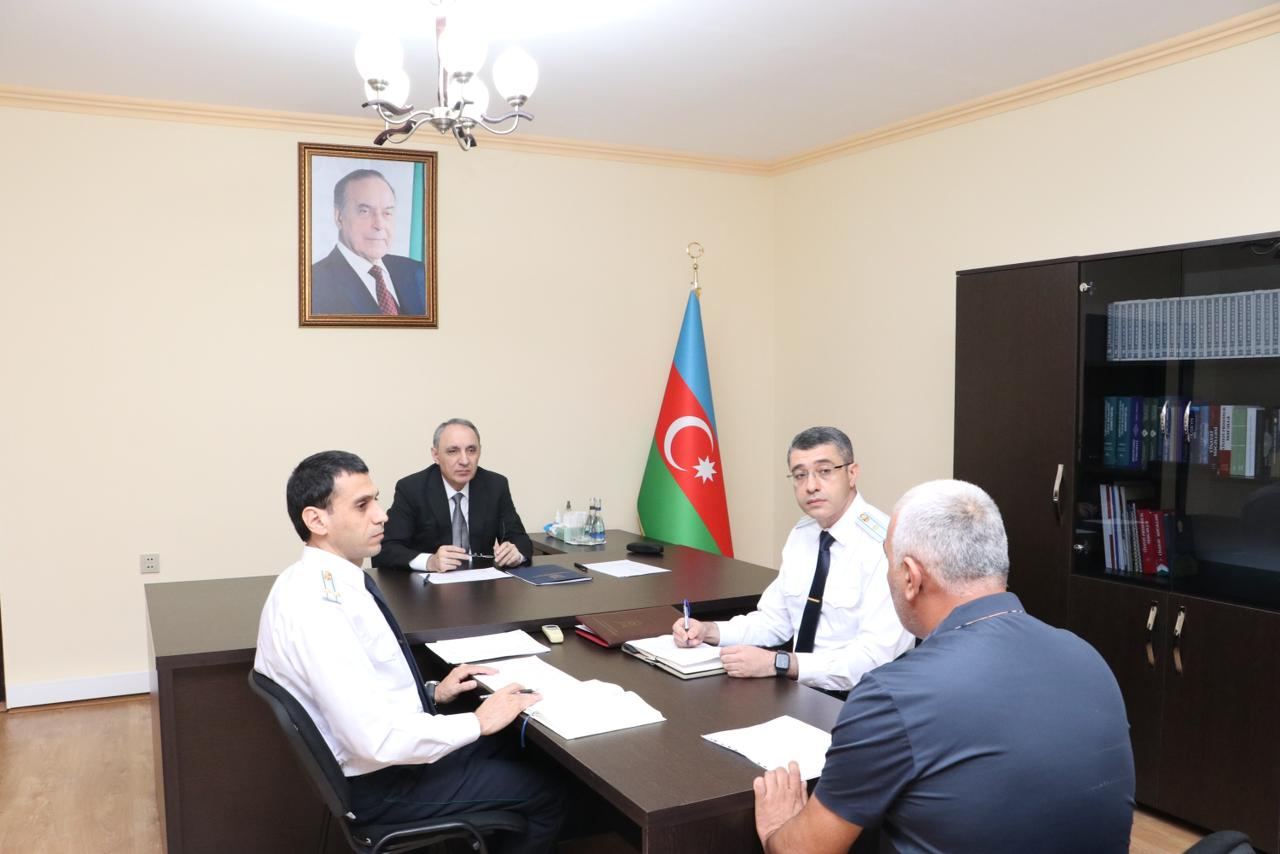 Baş prokuror Şabran rayonunda vətəndaşları qəbul edib (FOTO)