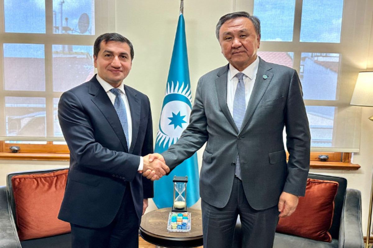 Hikmət Hacıyev Türk Dövlətləri Təşkilatının baş katibi ilə görüşüb