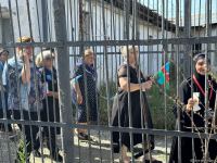 I Qarabağ müharibəsi zamanı itkin düşmüş şəxslərin ailə üzvləri Şuşada (YENİLƏNİB) (FOTO)