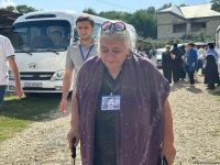I Qarabağ müharibəsi zamanı itkin düşmüş şəxslərin ailə üzvləri Şuşada (YENİLƏNİB) (FOTO)