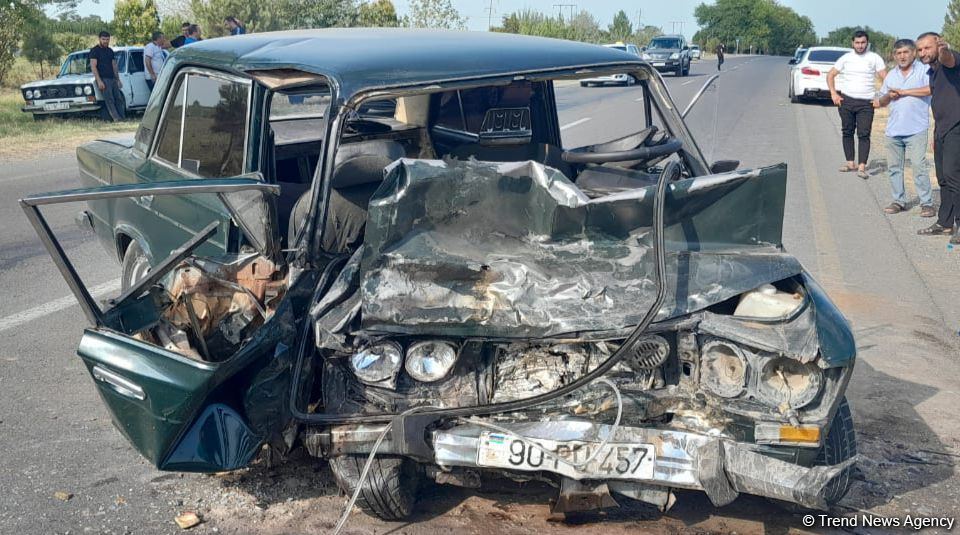 Tərtərdə yol qəzası - Ölən var (FOTO)