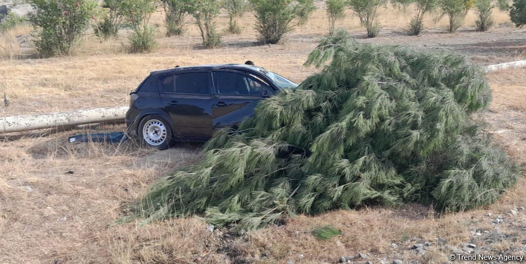 Tərtərdə yol qəzası - Ölən var (FOTO)