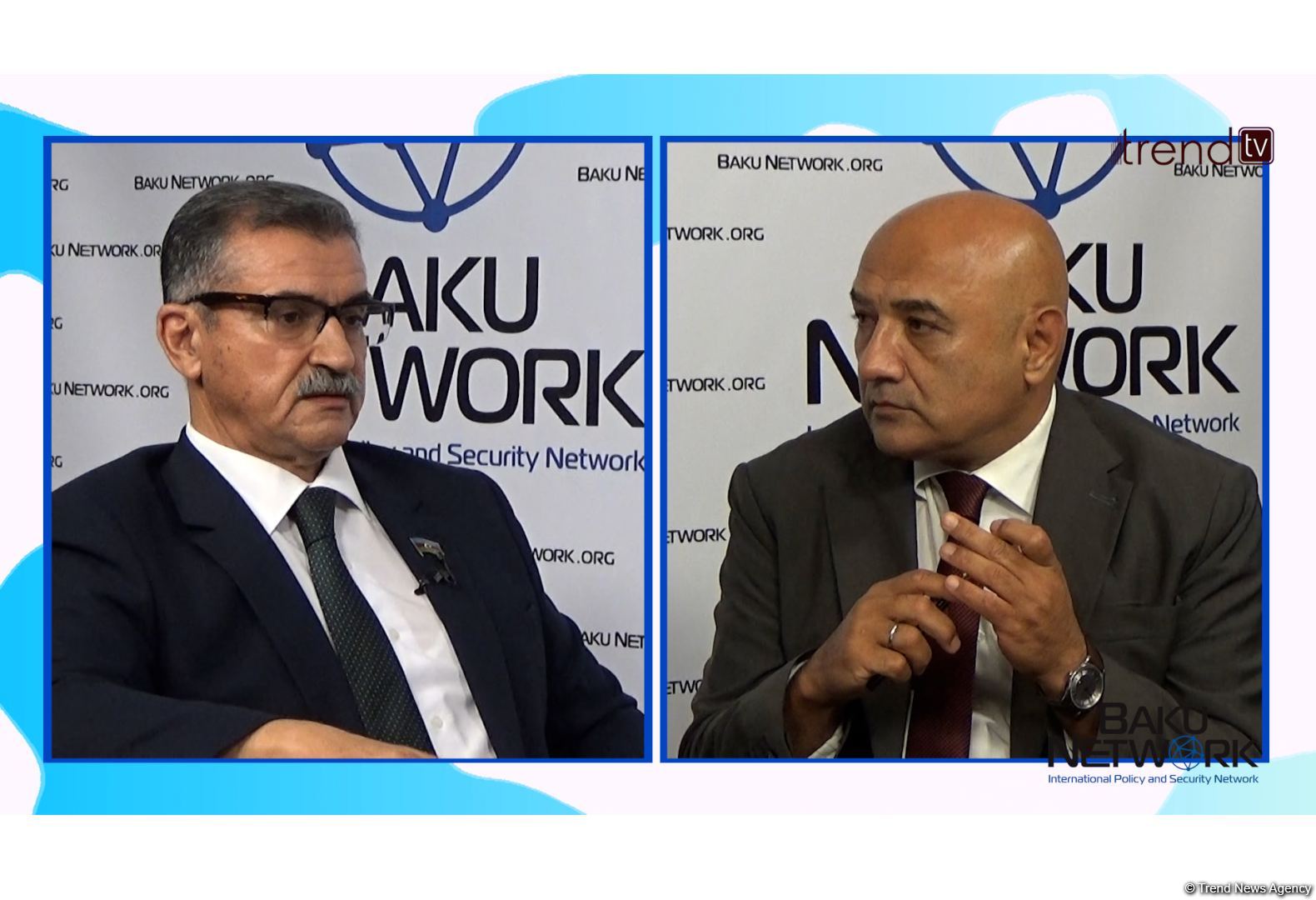 Biz heç kəsə istəmədiyi şeyi zorla vermək fikrində deyilik - Novruz Aslan ərzaq yükünün Xankəndiyə çatdırılması barədə "Tofiq Abbasovla dialoq" verilişində (FOTO/VİDEO)
