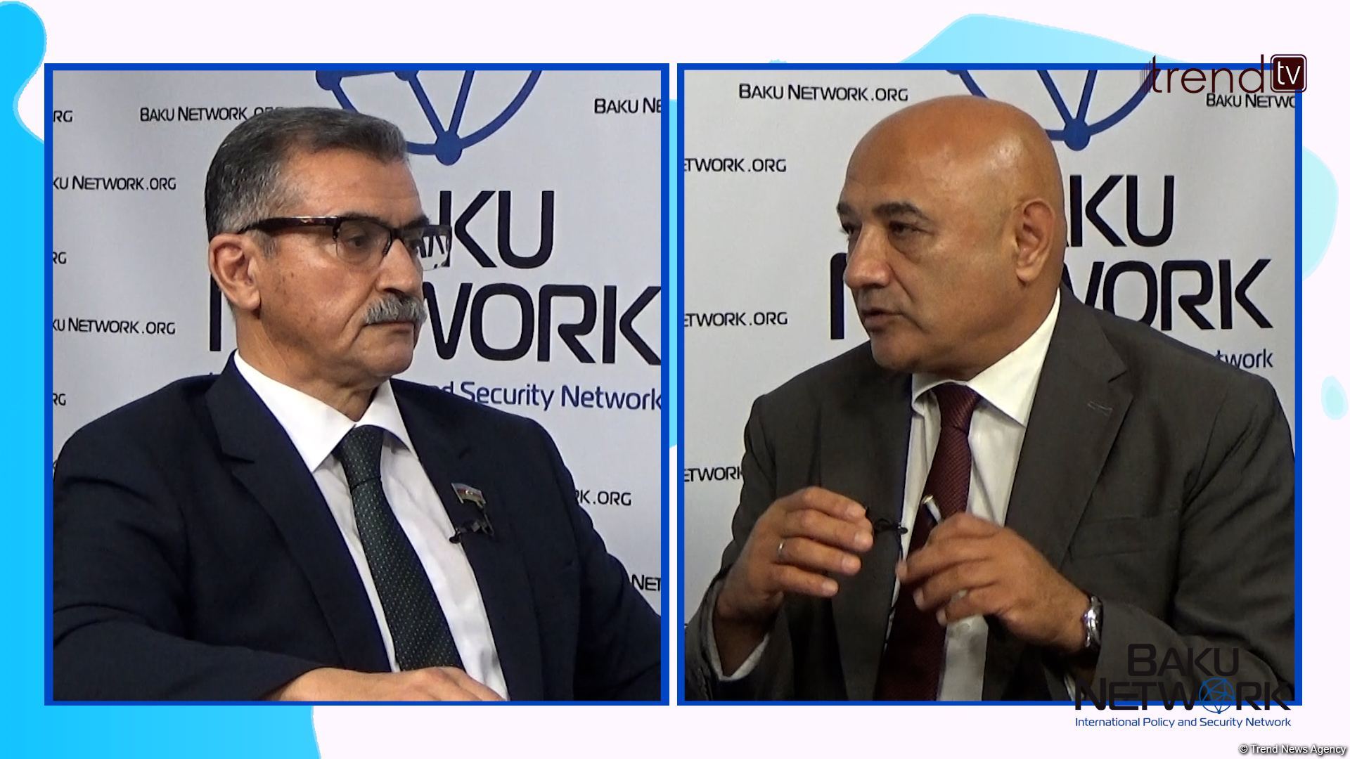 Biz heç kəsə istəmədiyi şeyi zorla vermək fikrində deyilik - Novruz Aslan ərzaq yükünün Xankəndiyə çatdırılması barədə "Tofiq Abbasovla dialoq" verilişində (FOTO/VİDEO)