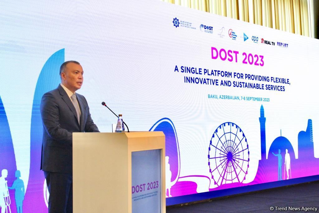 Bakıda “DOST 2023: çevik, innovativ və davamlı xidmətlərin göstərilməsi üçün vahid platforma” adlı beynəlxalq konfrans keçirilir (FOTO)