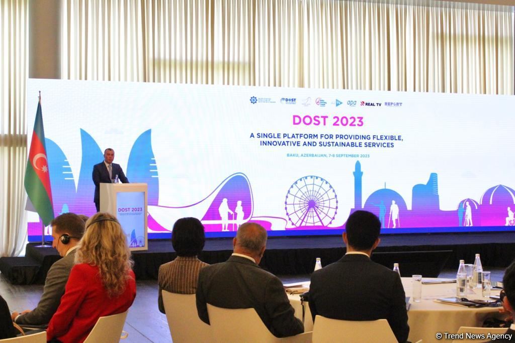 Bakıda “DOST 2023: çevik, innovativ və davamlı xidmətlərin göstərilməsi üçün vahid platforma” adlı beynəlxalq konfrans keçirilir (FOTO)