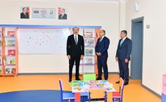 Prezident İlham Əliyev Xırdalan şəhər 11 nömrəli tam orta məktəbin yeni binasının açılışında iştirak edib (FOTO/VİDEO) (YENİLƏNİB)