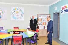 Prezident İlham Əliyev Xırdalan şəhər 11 nömrəli tam orta məktəbin yeni binasının açılışında iştirak edib (FOTO/VİDEO) (YENİLƏNİB)