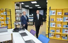 Prezident İlham Əliyev Xırdalan şəhər 11 nömrəli tam orta məktəbin yeni binasının açılışında iştirak edib (FOTO/VİDEO) (YENİLƏNİB)