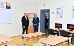 Prezident İlham Əliyev Xırdalan şəhər 11 nömrəli tam orta məktəbin yeni binasının açılışında iştirak edib (FOTO/VİDEO) (YENİLƏNİB)