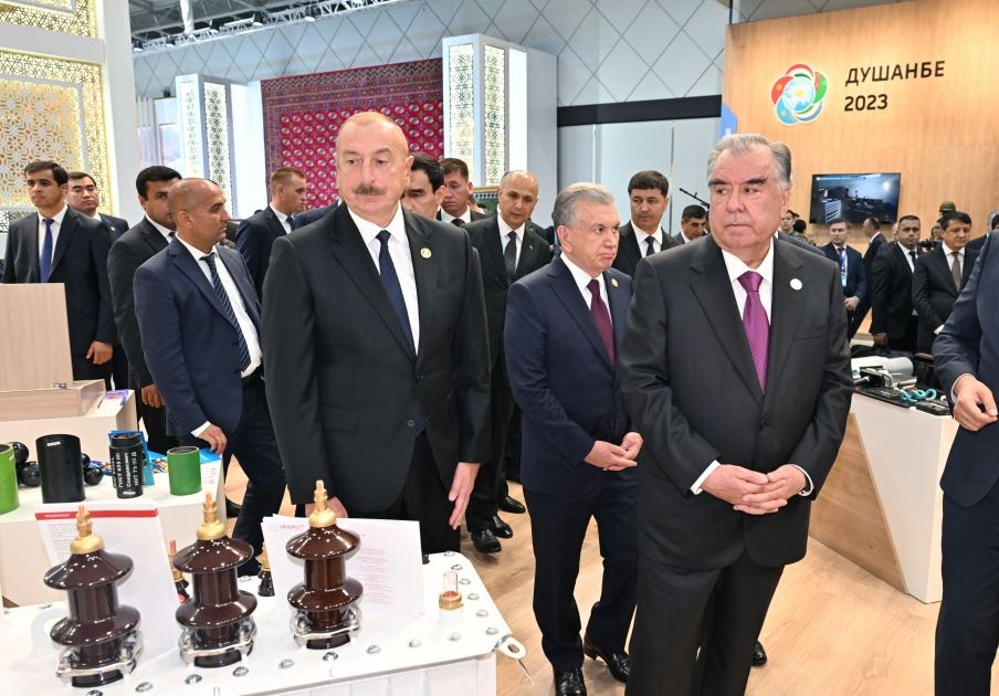 Prezident İlham Əliyev Düşənbədəki “EKSPO Mərkəzi Asiya 2023” sərgisi ilə tanış olub (FOTO/VİDEO) (YENİLƏNİB)