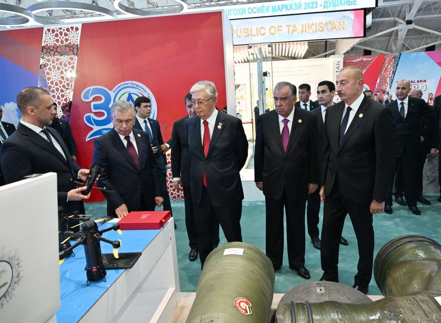 Prezident İlham Əliyev Düşənbədəki “EKSPO Mərkəzi Asiya 2023” sərgisi ilə tanış olub (FOTO/VİDEO) (YENİLƏNİB)