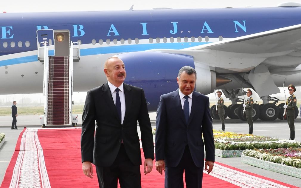 Prezident İlham Əliyev Tacikistana səfərə gəlib (FOTO/VİDEO)