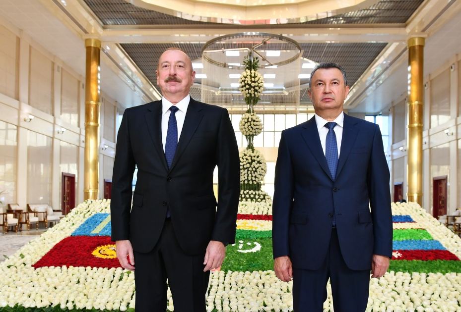 Prezident İlham Əliyev Tacikistana səfərə gəlib (FOTO/VİDEO)