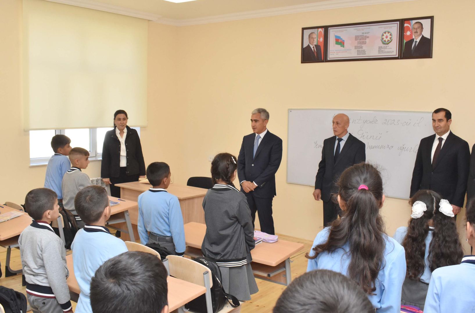 Heydər Əliyev Fondunun inşa etdiyi 500-cü məktəb istifadəyə verildi (FOTO)