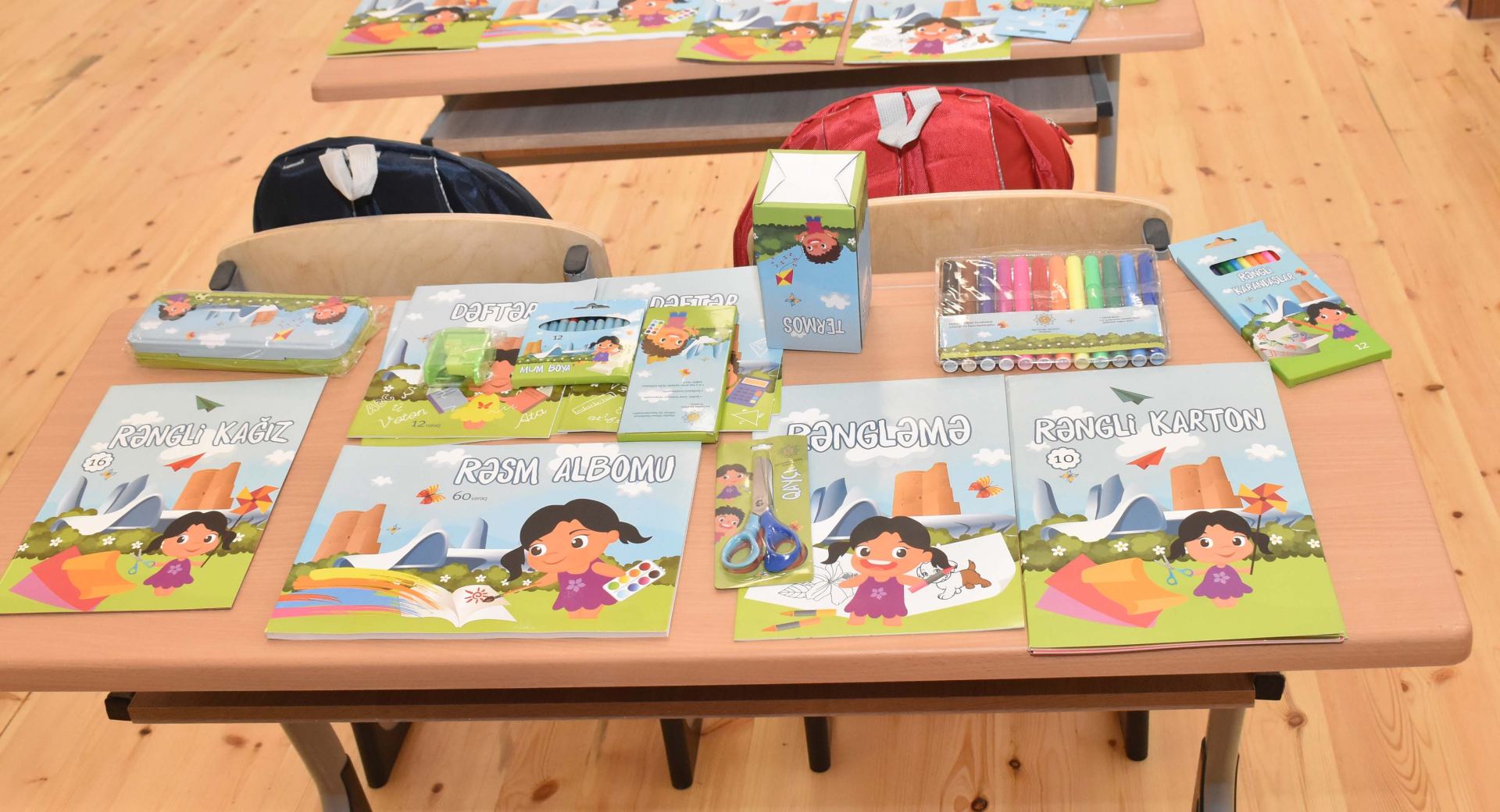 Heydər Əliyev Fondunun inşa etdiyi 500-cü məktəb istifadəyə verildi (FOTO)