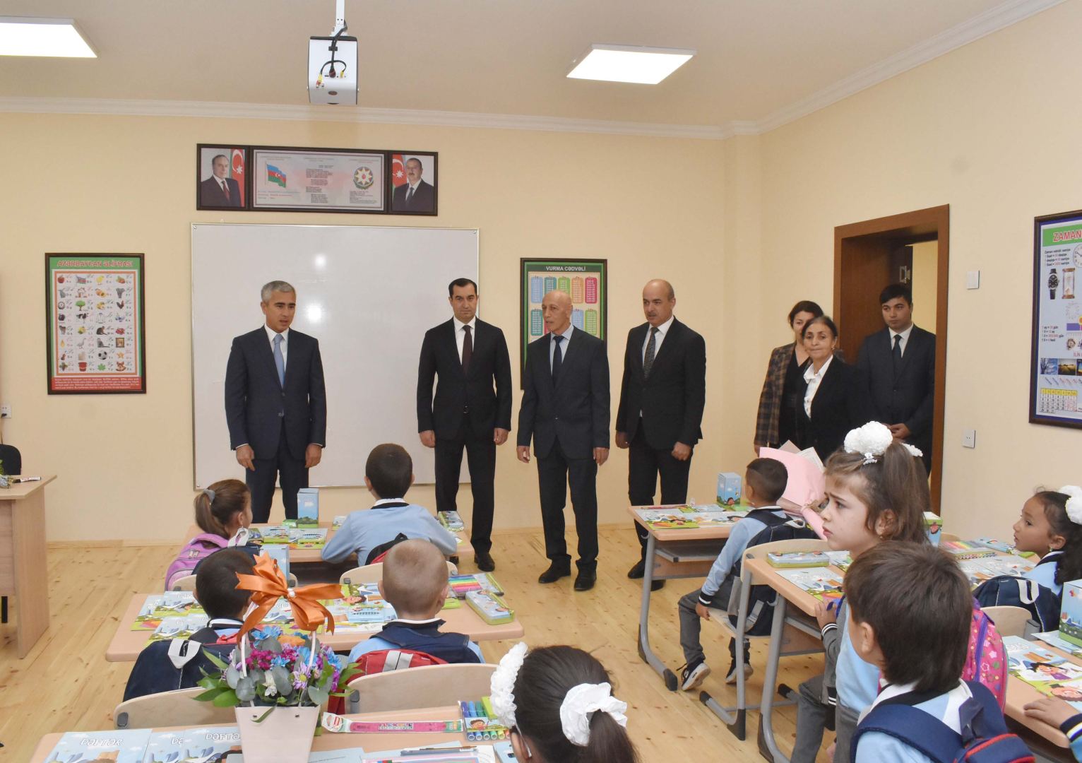 Heydər Əliyev Fondunun inşa etdiyi 500-cü məktəb istifadəyə verildi (FOTO)