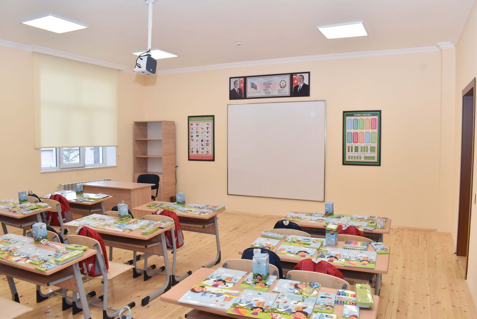 Heydər Əliyev Fondunun inşa etdiyi 500-cü məktəb istifadəyə verildi (FOTO)