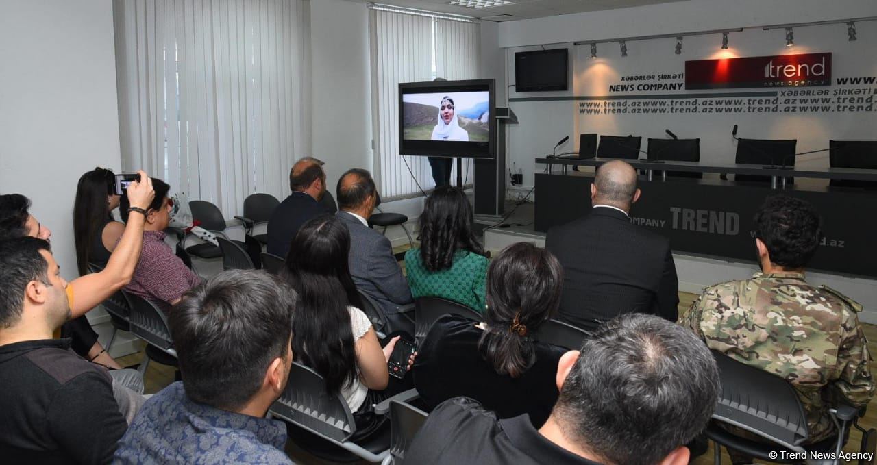 Trend BİA-də Şuşada lentə alınan "Qarabağ" layihəsinin təqdimatı keçirilib (FOTO/VİDEO)
