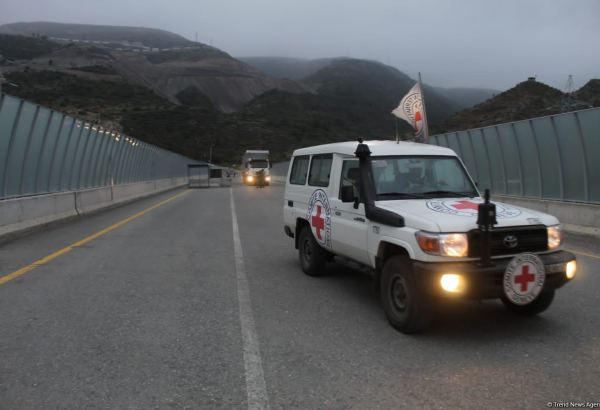 BQXK-yə Ağdam-Əsgəran-Xankəndi və Laçın-Xankəndi yolu ilə ərzaq daşımağa şərait yaradılır