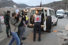BQXK-nin Xankəndinə aparılan yardımı Laçın postunda belə yoxlanıldı (FOTO/VİDEO)