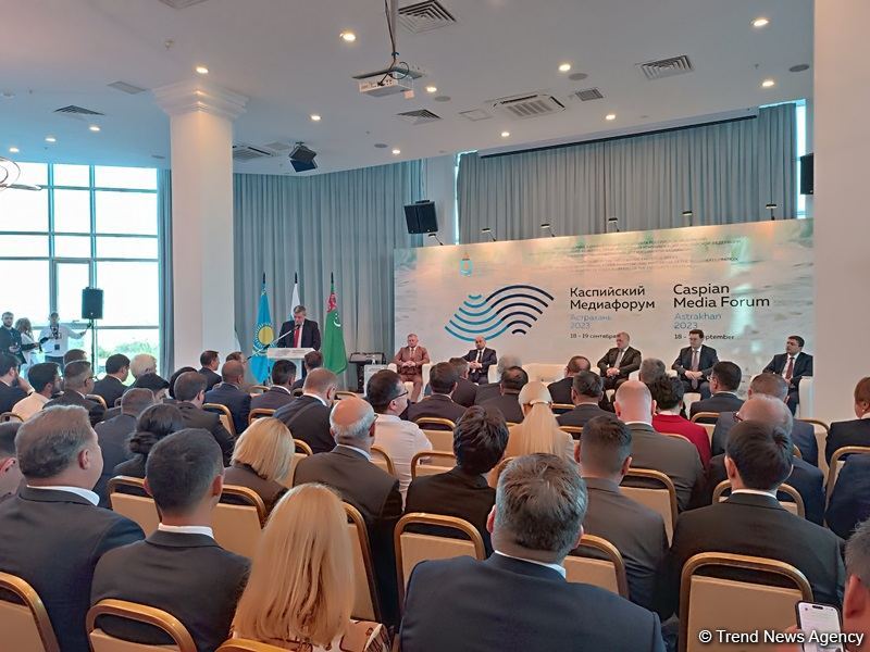 Həştərxanda Xəzər Media Forumunun nümayəndə heyətləri rəhbərlərinin görüşü keçirilib (FOTO)