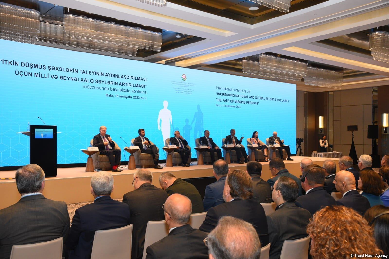 Bakıda itkin düşmüş şəxslərlə bağlı beynəlxalq tədbir keçirilir (FOTO) (YENİLƏNİB)