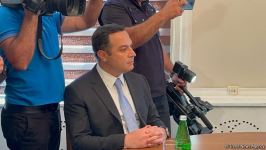 Yevlax görüşündən ilk görüntülər (FOTO/VİDEO)