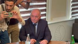 Yevlax görüşündən ilk görüntülər (FOTO/VİDEO)