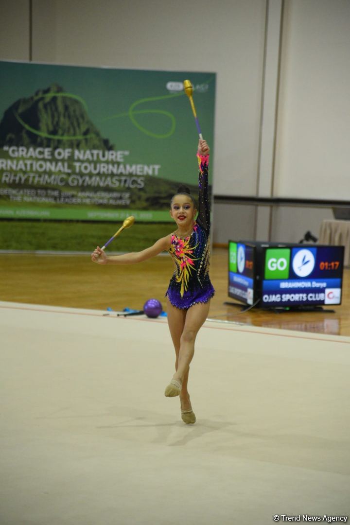 Naxçıvanda bədii gimnastika üzrə "Grace of Nature" Beynəlxalq turnirinə start verilib (FOTO)