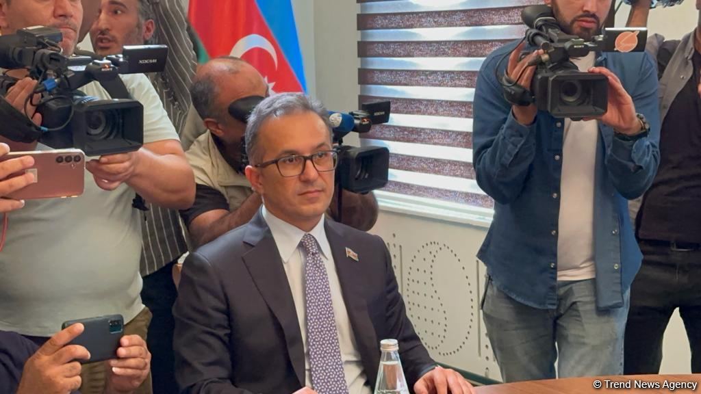 Yevlax görüşündən ilk görüntülər (FOTO/VİDEO)