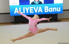 Naxçıvanda bədii gimnastika üzrə "Grace of Nature" Beynəlxalq turnirinin son gününə start verilib (FOTO)