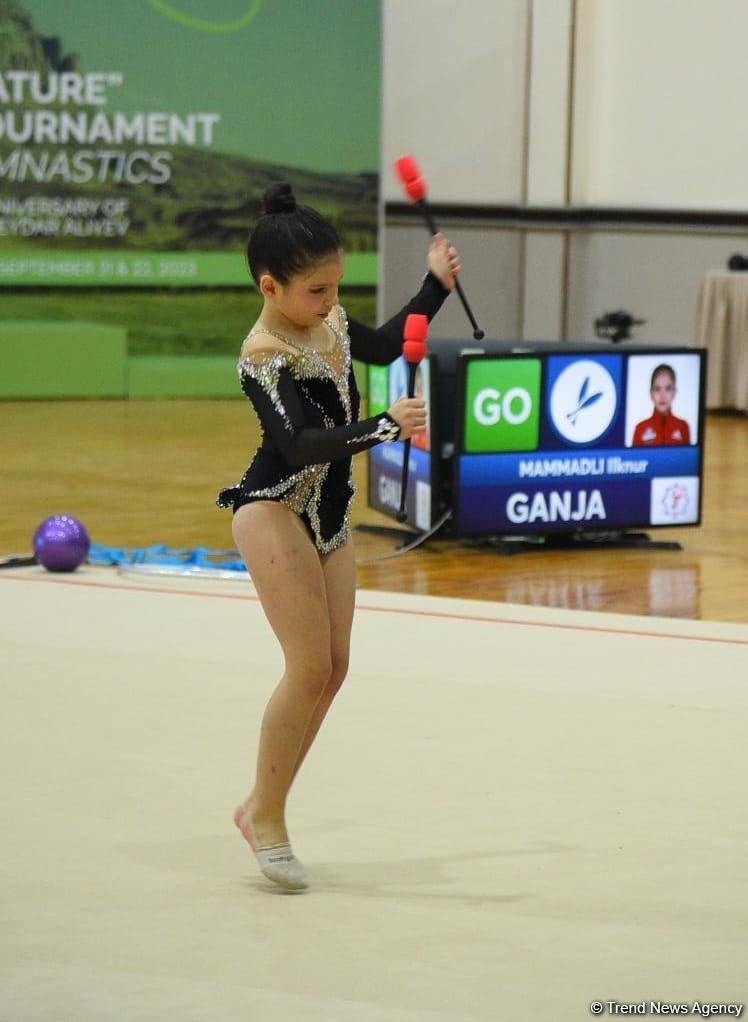 Naxçıvanda bədii gimnastika üzrə "Grace of Nature" Beynəlxalq turnirinin son gününə start verilib (FOTO)