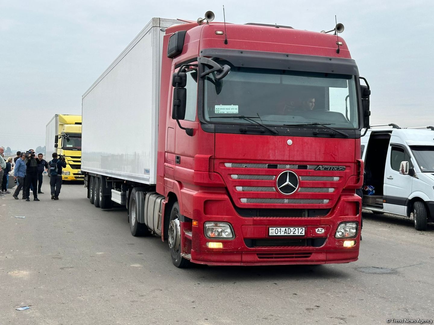 Bakıdan Qarabağ erməniləri üçün humatinar yardım yola salınıb (FOTO/VİDEO)