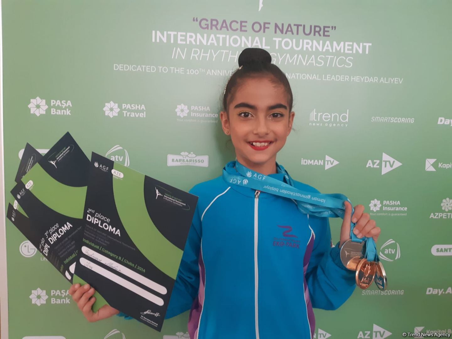 Üç medal yaxşı nəticədir - bədii gimnastika üzrə "Grace of Nature" Beynəlxalq turnirin mükafatçısı