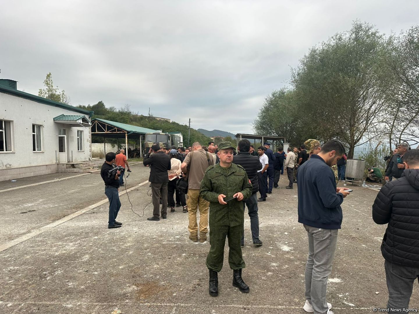 Lokal antiterror tədbirləri zamanı Şuşada zərərsizləşdirilmiş erməni postu (FOTO)