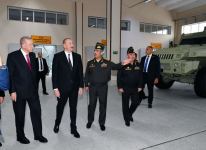 Azərbaycan və Türkiyə prezidentləri Naxçıvan Bərpa-istehsalat hərbi kompleksinin açılışında iştirak ediblər (YENİLƏNİB) (FOTO)